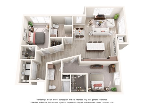 2 bed 2 bath O at The Winslow 62+ Apartments, Minnesota